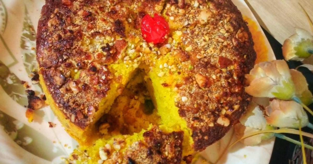 Whole Wheat Christmas Fruit Cake without alcohol | Kolkata Christmas Plum Cake  without oven - nams corner