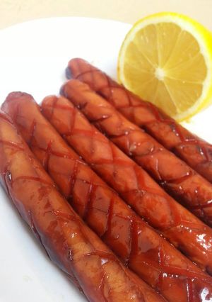 Foto resep Honey lemon chicken sausage