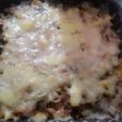 Mince rice pizza