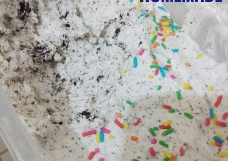 Resep Es Krim Oreo Homemade Anti Gagal