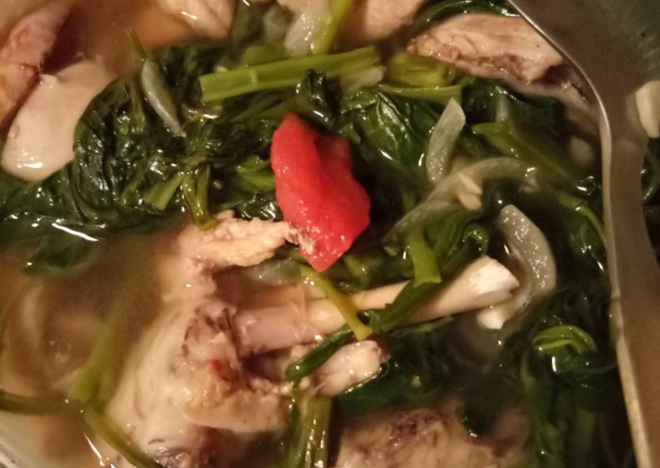 Ayam cah kangkung
