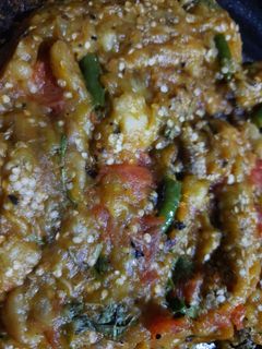 নিরামিষ বেগুন ভর্তা niramish begun bharta recipe in Bengali) রেসিপির প্রধান ছবি