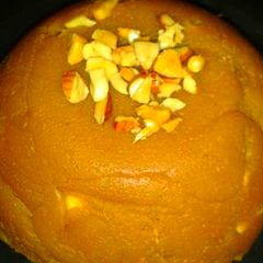 A picture of Besan Halwa.