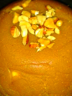 A picture of Besan Halwa.