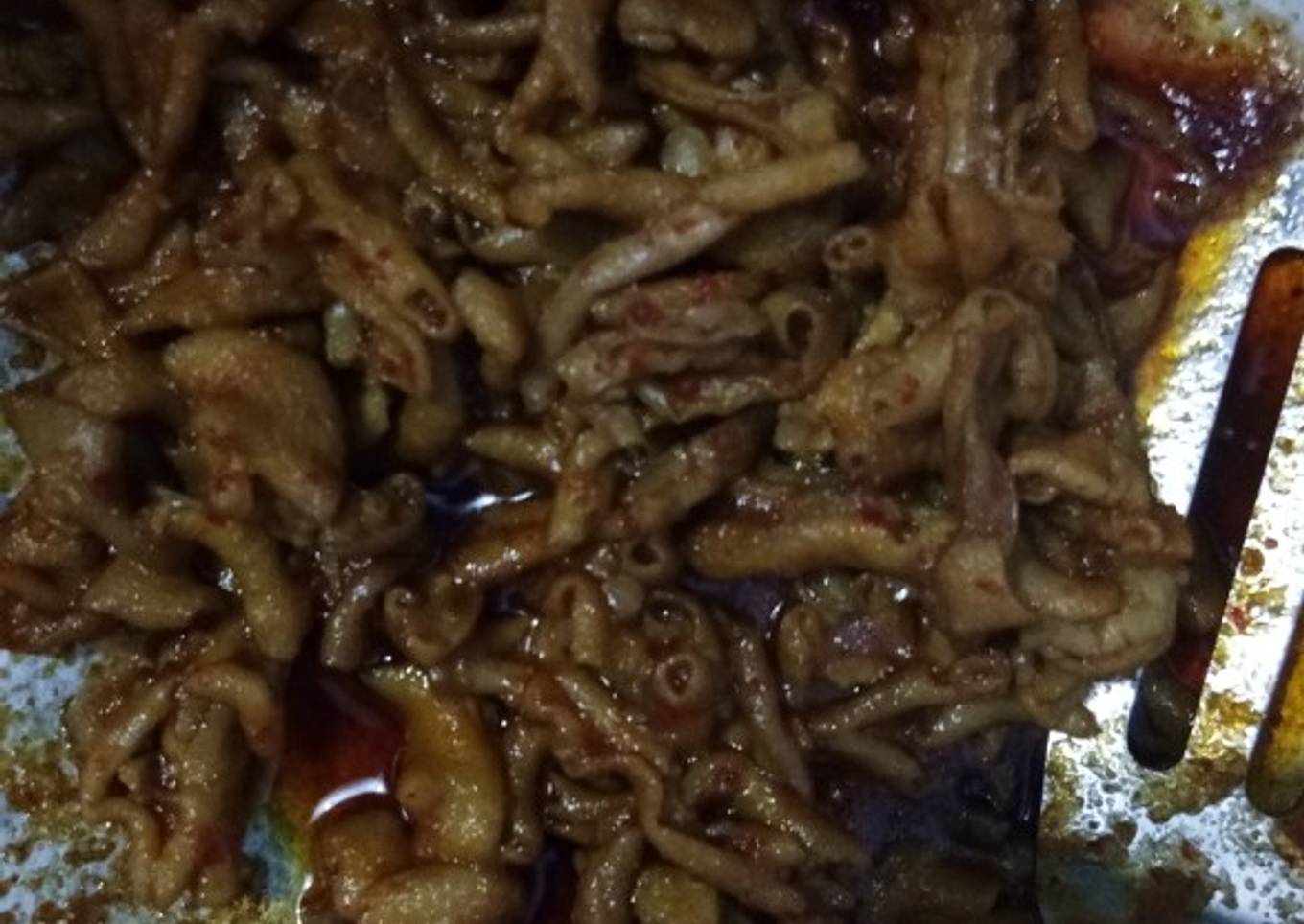 Usus Ayam Bumbu Balado