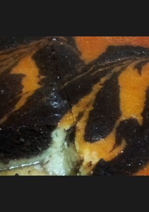 Φωτογραφία της συνταγής Ραβανί με σοκολάτα & προαιρετικά με ινδοκάρυδο - χωρίς μίξερ ✨εύκολο σιροπιαστό✨