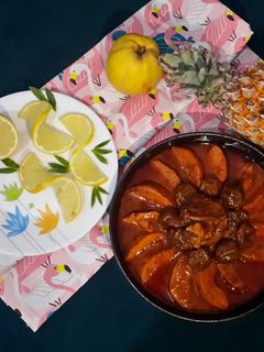 عکسی از دستور خورشت به آلو