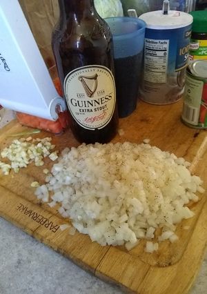 A picture of Steak & Guinness stew.