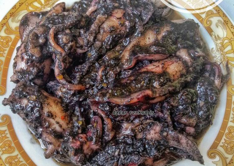 Resep Cumi masak hitam Lezat