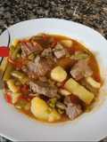 Estofado de carrillada con verduras