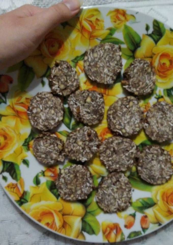 Шоколадно-вівсяне печиво без борошна та випічки ♥️