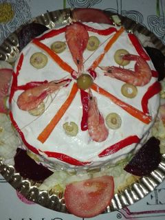 Una foto de Pastel de marisco
