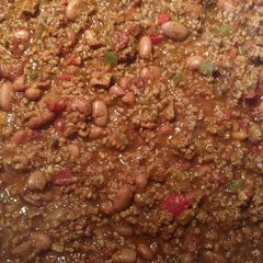 A picture of My Homemade Chili.