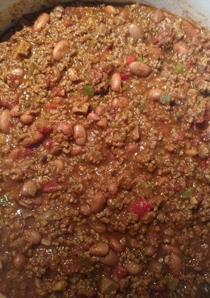 A picture of My Homemade Chili.