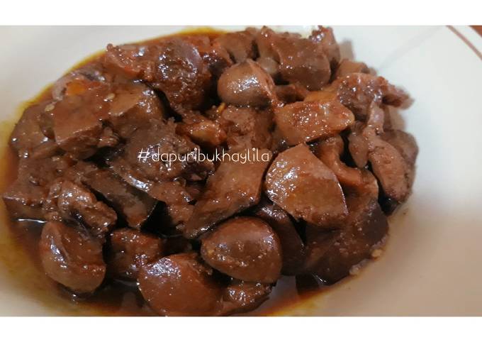 Resep Gongso Ati Ayam Anti Gagal