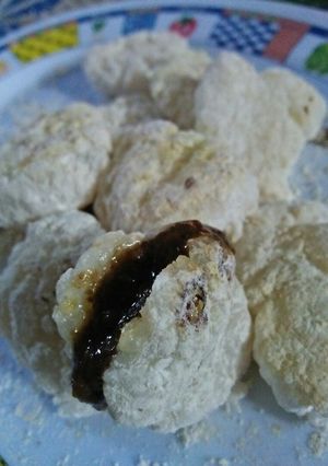 Foto resep Pempek panggang sagu saus kacang