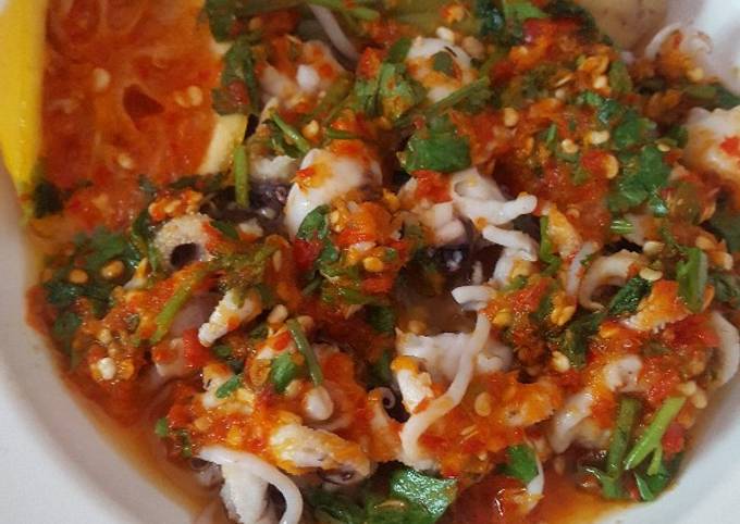 Resep Gurita Seafood Pedas Ala Thai By Lely Oleh Lely Natalia Cookpad