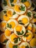 Telur ceplok cantik daun seledri