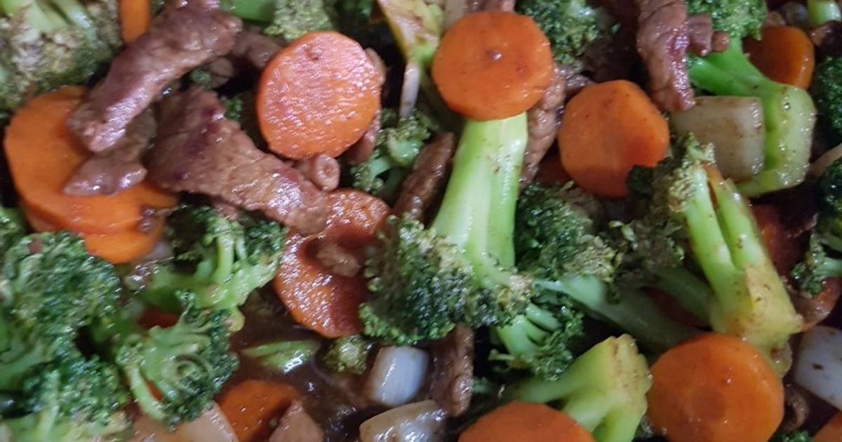 Carne de res con brócoli y zanahoria Receta de Karely'S- Cookpad