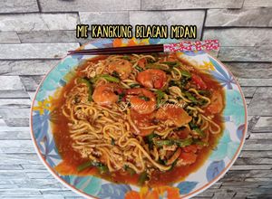 Foto resep Mie Kangkung Belacan Medan