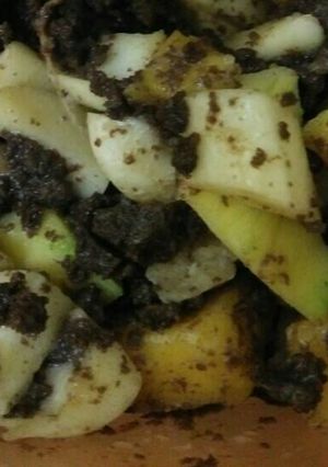 Foto resep Fruit salad brownie