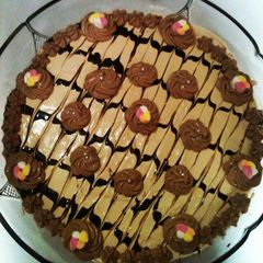 A picture of Mocha caramel Biscuit Trifle.