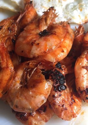 Foto resep Udang Bakar Pedas