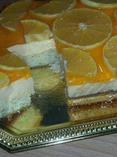 عکسی از دستور چیز کیک پرتقالی
