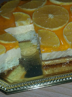 عکسی از دستور چیز کیک پرتقالی