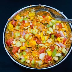 A picture of Mango peanut salad.