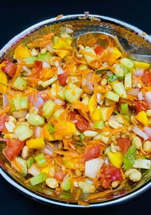 A picture of Mango peanut salad.