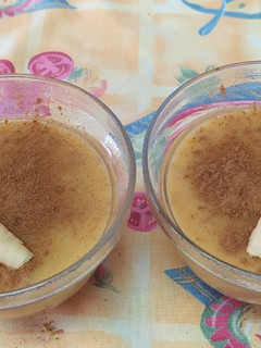Una foto de Natillas sin azúcar ni lactosa hechas en Thermomix