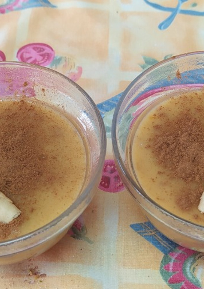 Una foto de Natillas sin azúcar ni lactosa hechas en Thermomix