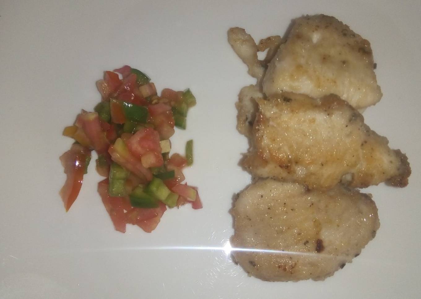 Pan fried chicken