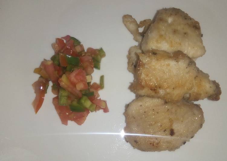 Pan fried chicken