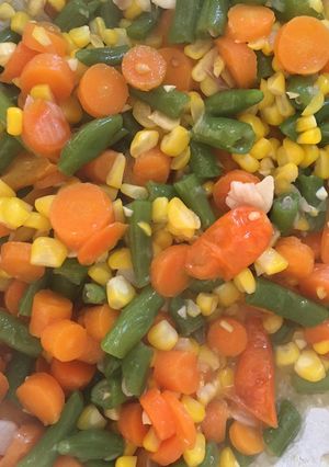 Foto resep Buncis wortel pedas manis