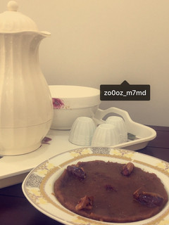 صورة لوصفة عصيدة التمر