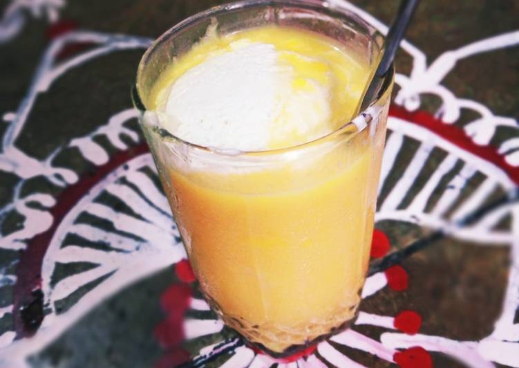 Mango milk shake