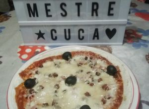 Foto de Wrap pizza de chouriço,fiambre e queijo