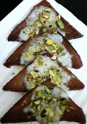 A picture of Shahi Tukda.