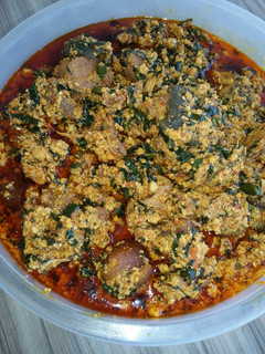 A picture of Egusi soup.