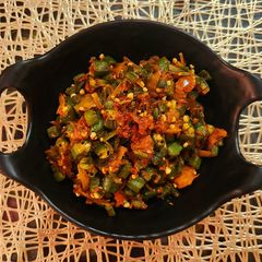 Masala Okra A picture of Masala Okra.