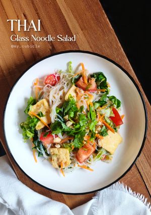 Foto resep Thai Glass Noodle Salad (Yum Woon Sen)