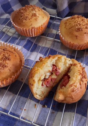 Foto resep Smoke beef Cheese Bread