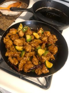 Una foto de Pollo agridulce