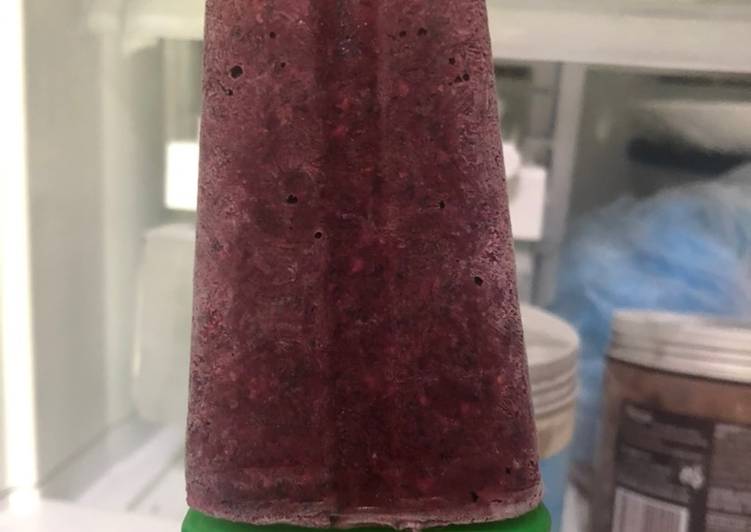 Recipe of Homemade Mixed Berry Popsicle