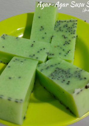 Foto resep Agar-Agar Susu Selasih