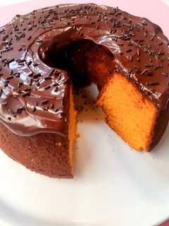 Foto de Bolo de cenoura sem glúten e sem lactose