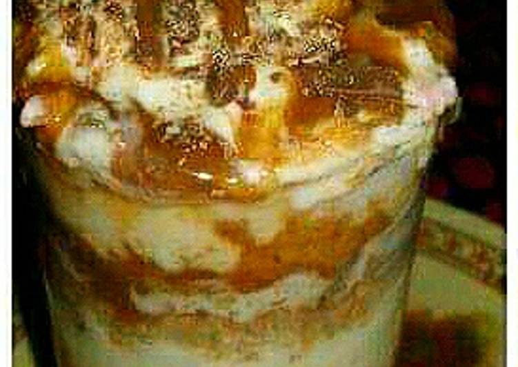 Choco apple pudding