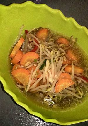 Foto resep 2. Sayur toge saos tiram enak